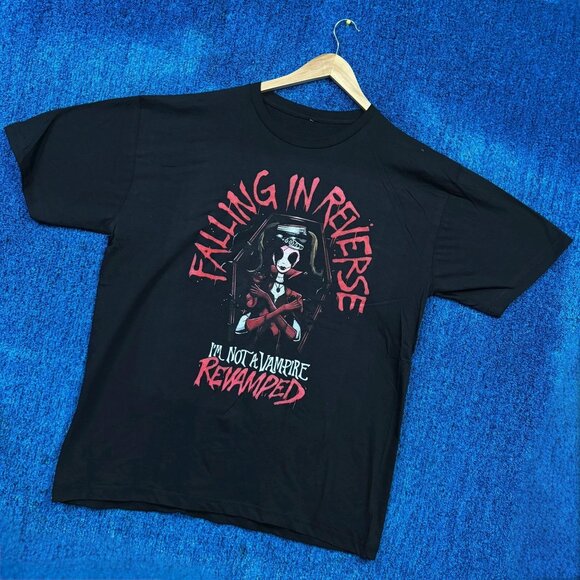 Falling In Reverse I Am Not A Vampire Revamped Rock T-Shirt Size 2XL - Picture 3 of 5